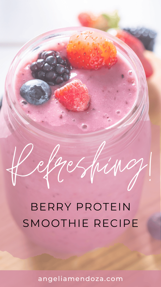 Refreshing Berry Protein Recipe | Pin