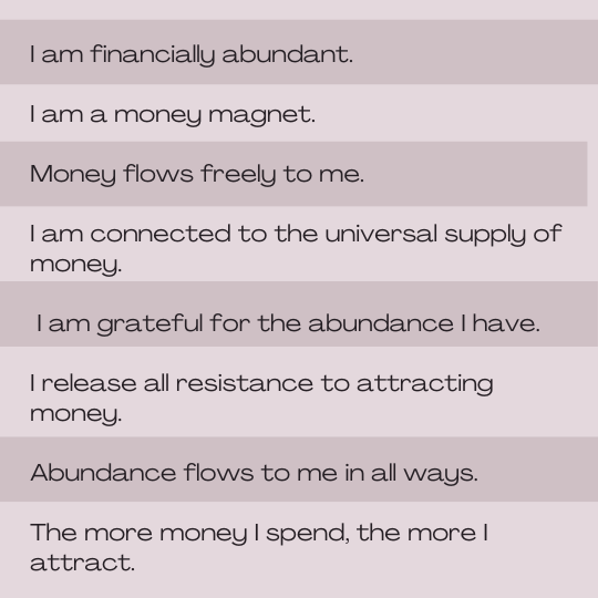 The Law Of Abundance Explained | Affirmations