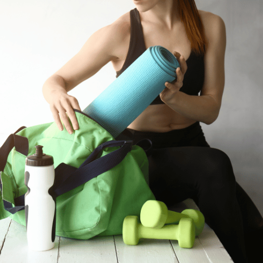12 Helpful Beginner Fitness Tips You Need To Know - Woman With Yoga Mat.