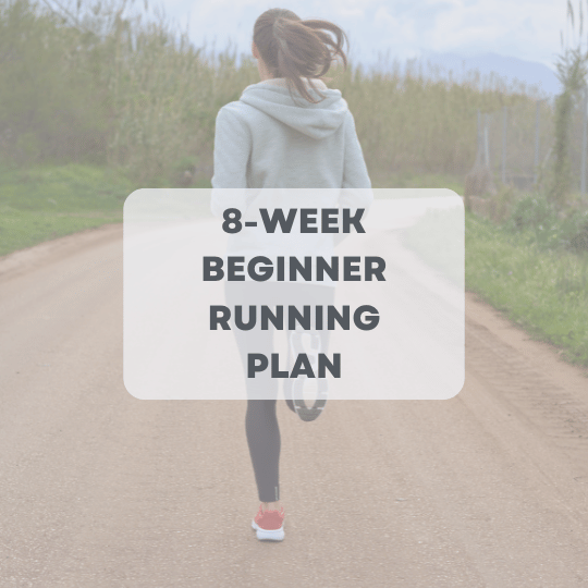 8-Week Beginner Running Plan - Woman running on dirt road