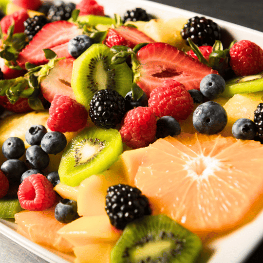 55 Easy Snacks to Make on Busy Weekdays | Fruit tray