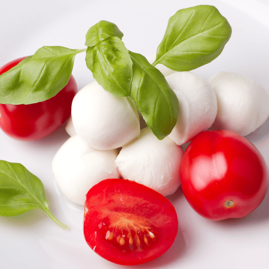 55 Easy Snacks to Make on Busy Weekdays | Mozzarella and tomato