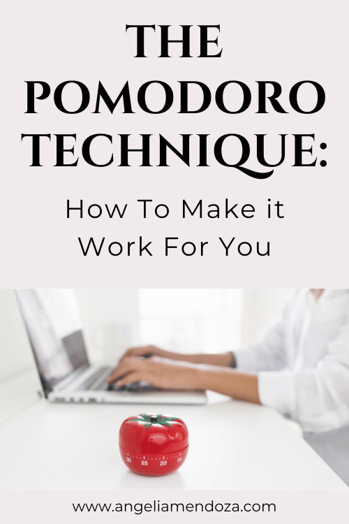 The Pomodoro Technique: How To Make it Work For You | Pin